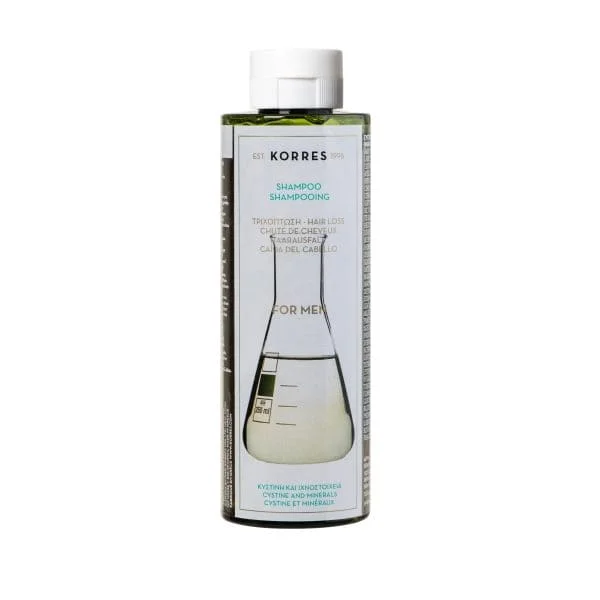 KORRES ΚΥΣΤΙΝΗ & ΙΧΝΟΣΤΟΙΧΕΙΑ Σαμπουάν Κατά της Τριχόπτωσης