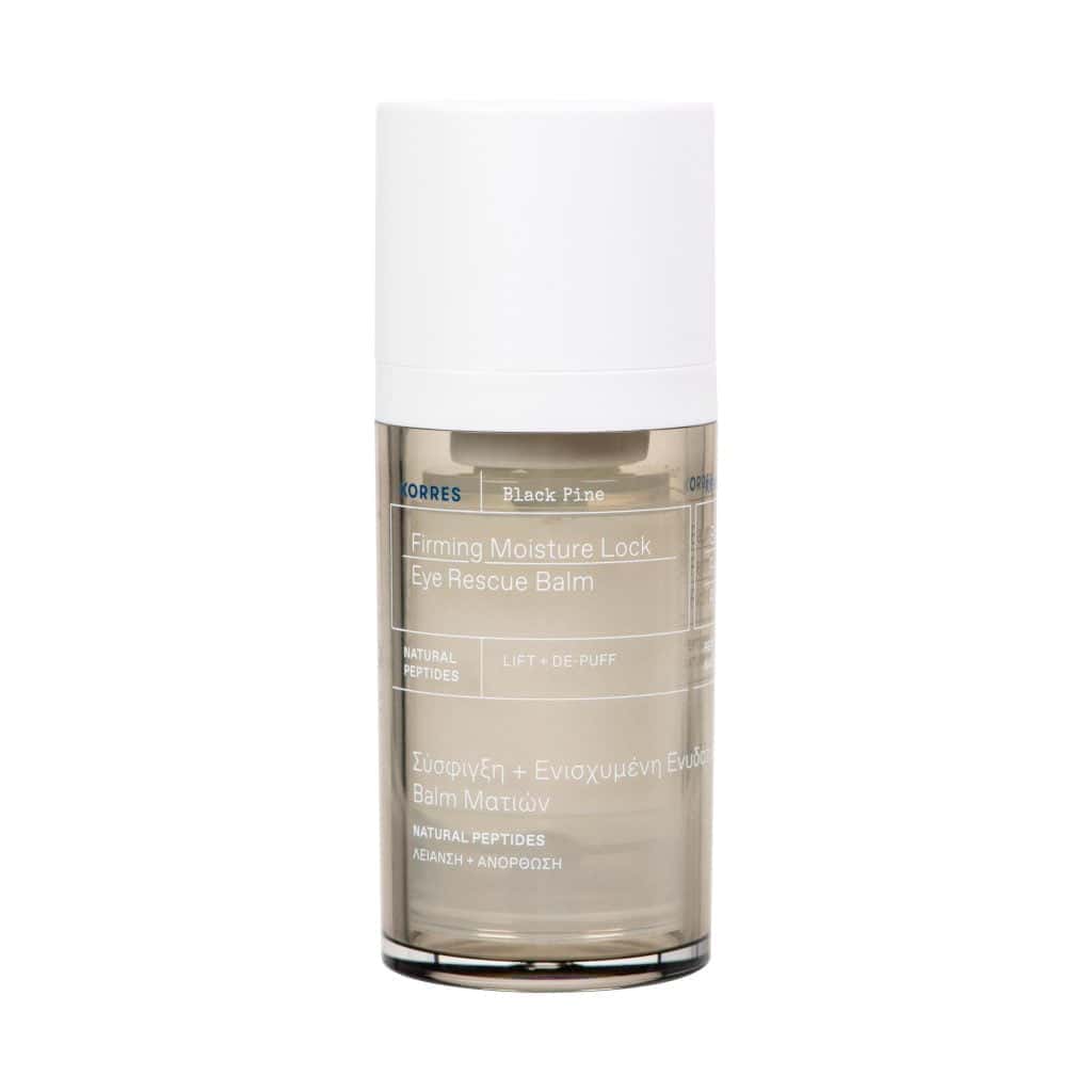 KORRES ΜΑΥΡΗ ΠΕΥΚΗ 4D Βalm Ματιών Σύσφιγξη + Ενισχυμένη Ενυδάτωση 15ml