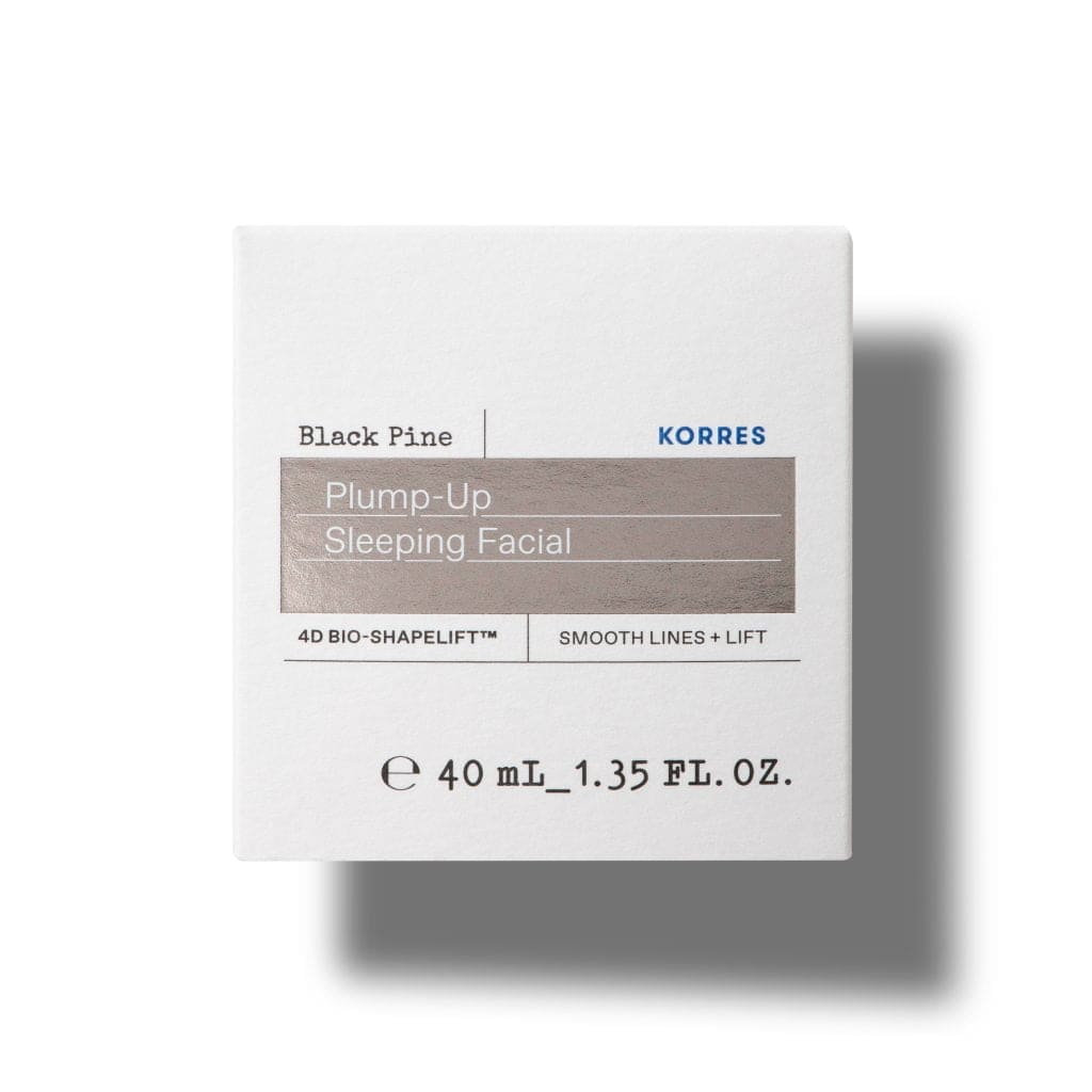 KORRES ΜΑΥΡΗ ΠΕΥΚΗ 4D Κρέμα Νύχτας για Σύσφιγξη + Lifting 40ml