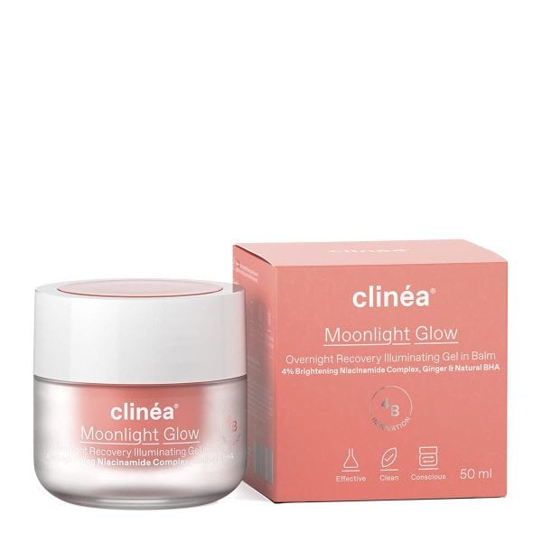 Clinéa Moonlight Glow 50ml - Gel Κρέμα Νύχτας Λάμψης και Αναζωογόνησης