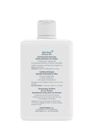 Frezyderm HAIR FORCE SHAMPOO MEN Σαμπουάν για την Ανδρική Τριχόπτωση - Εικόνα 2