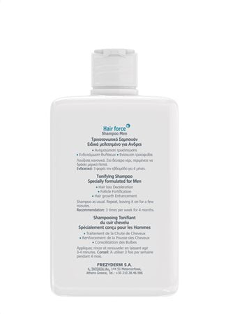 Frezyderm HAIR FORCE SHAMPOO MEN Σαμπουάν για την Ανδρική Τριχόπτωση