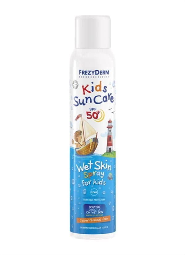 Frezyderm KIDS SUN CARE SPF 50+ WET SKIN SPRAY Παιδικό Αντηλιακό Σπρέι