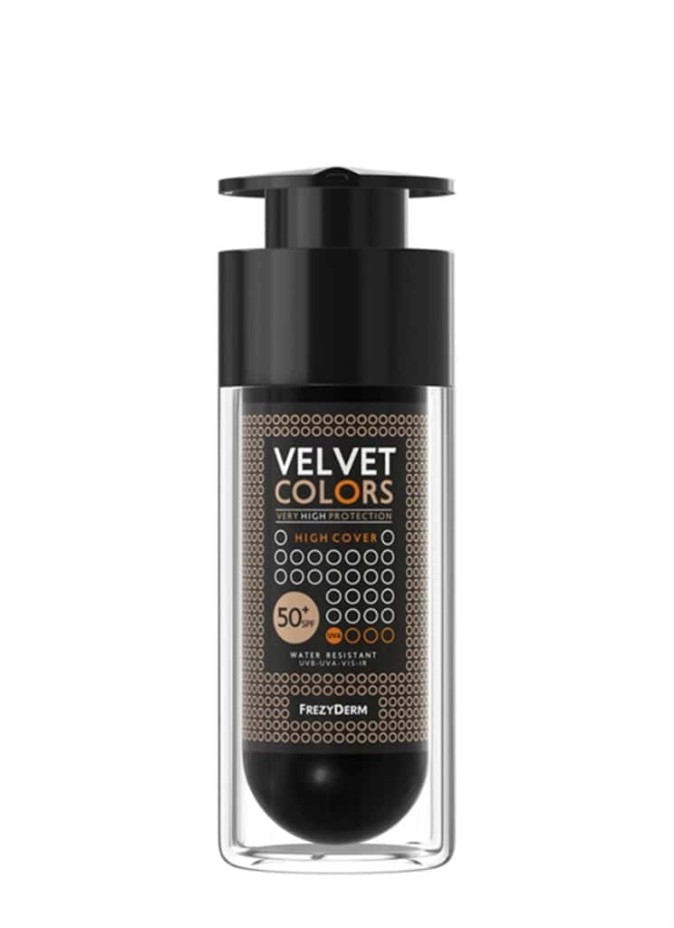 Frezyderm VELVET COLORS HIGH COVER - Ματ Καλυπτικό Foundation