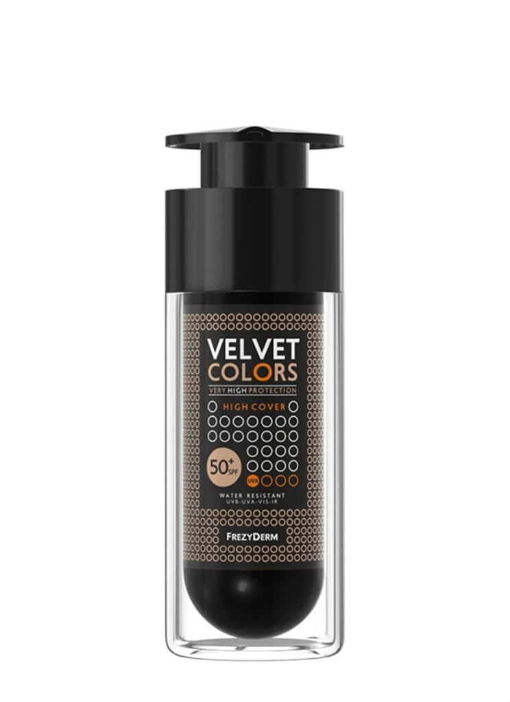 Frezyderm VELVET COLORS HIGH COVER - Ματ Καλυπτικό Foundation