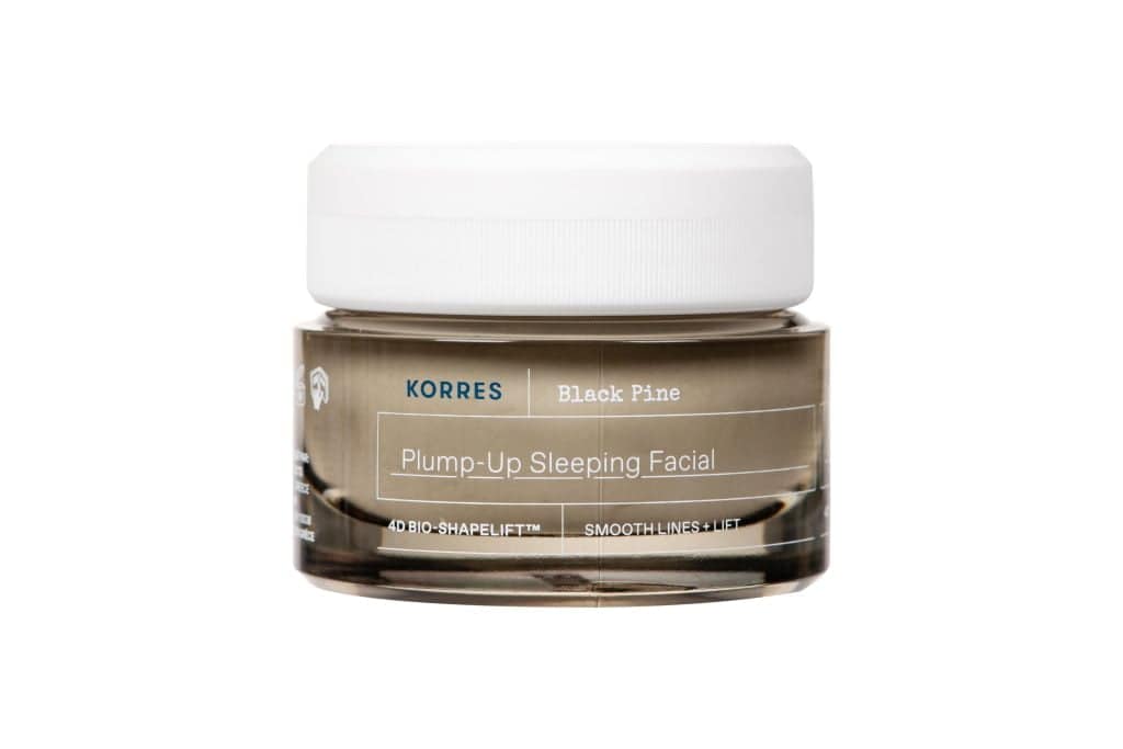 KORRES ΜΑΥΡΗ ΠΕΥΚΗ 4D Κρέμα Νύχτας για Σύσφιγξη + Lifting 40ml