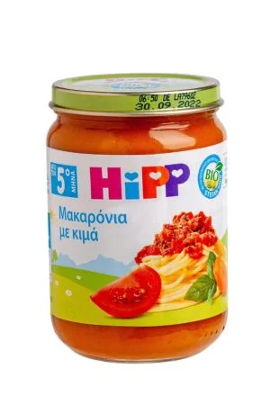 HIPP ΒΡΕΦΙΚΟ ΓΕΥΜΑ ΜΑΚΑΡΟΝΙΑ ΜΕ ΚΙΜΑ ΚΑΙ ΦΡΕΣΚΙΑ ΤΟΜΑΤΑ ΑΠΟ ΤΟΝ 5ο ΜΗΝΑ - ΒΑΖΑΚΙ 190gr