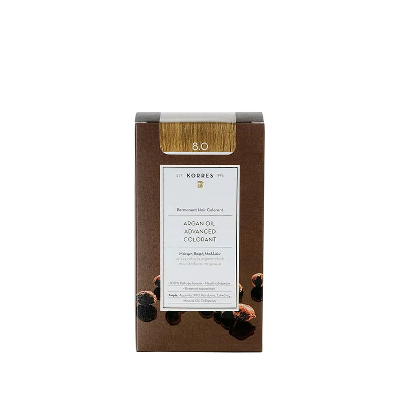 KORRES ARGAN OIL Advanced Colorant 8.0 Ξανθό Ανοιχτό