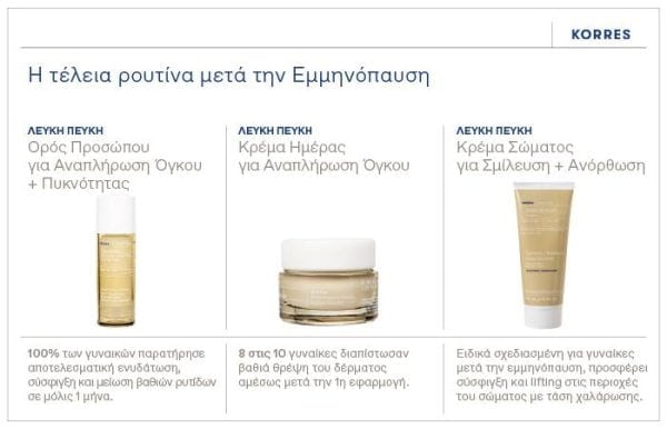 KORRES Λευκή Πεύκη Αναπλήρωση Όγκου Ορός Προσώπου 30ml