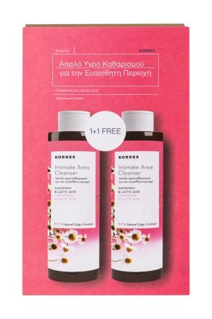 KORRES Χαμομήλι + Lactic Acid - Υγρό Σαπούνι Ευαίσθητης Περιοχής 1+1