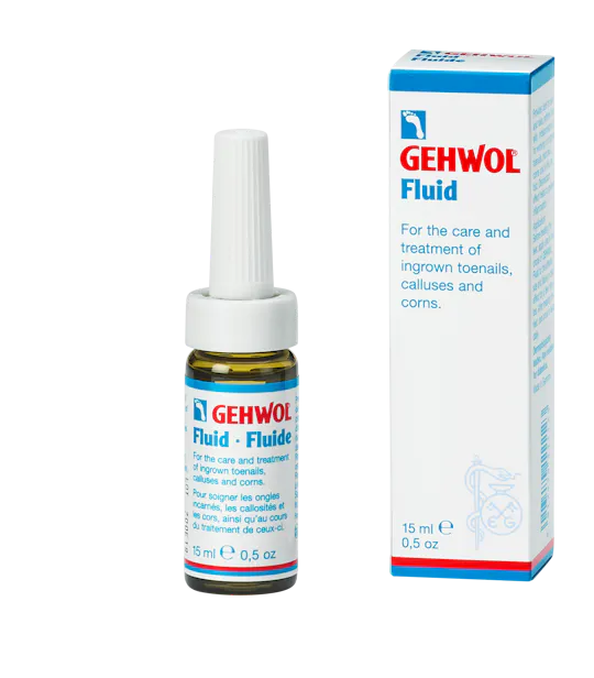 GEHWOL Fluid Καταπραϋντικό και απολυμαντικό υγρό για ερεθισμένους κάλους και παρωνυχίδες