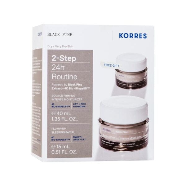 KORRES Μαύρη Πεύκη 4D Κρέμα Ημέρας Σύσφιγξη και Lifting 40ml + ΔΩΡΟ Μαύρη Πεύκη Σύσφιγξη και Lifting Κρέμα Νύχτας 15ml