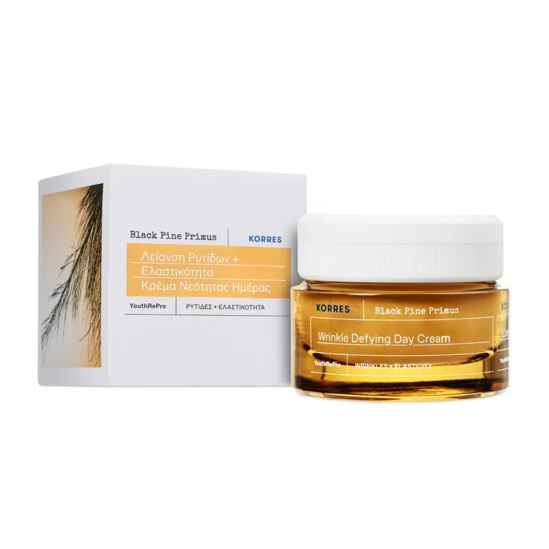 KORRES Black Pine Primus Λείανση Ρυτίδων + Ελαστικότητα Κρέμα Νεότητας Ημέρας 40ml