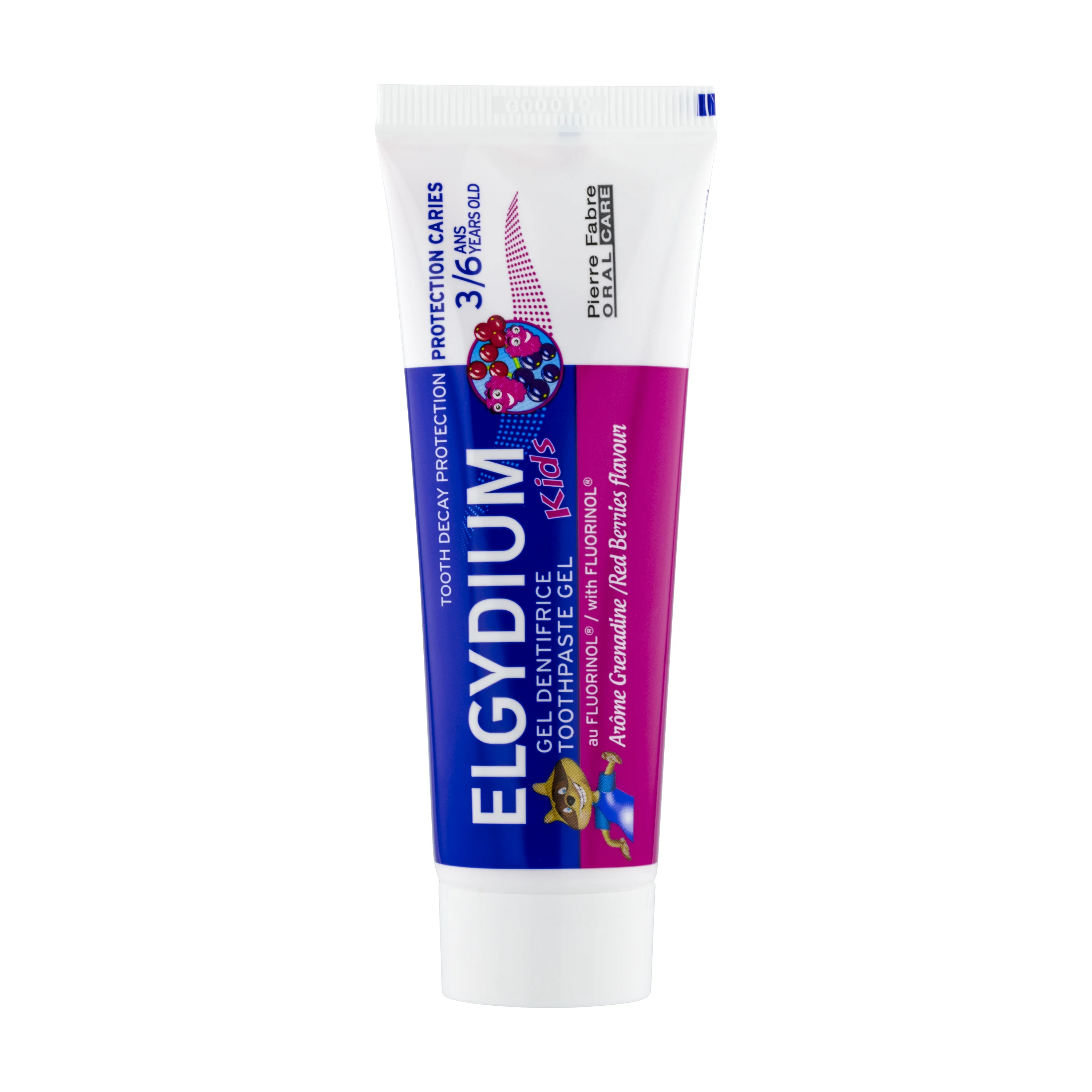 ELGYDIUM Kids Red Berries - Οδοντόκρεμα για παιδιά ηλικίας 3 έως 6 ετών 50ml