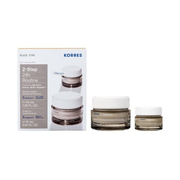 KORRES Μαύρη Πεύκη 4D Κρέμα Ημέρας Σύσφιγξη και Lifting 40ml + ΔΩΡΟ Μαύρη Πεύκη Σύσφιγξη και Lifting Κρέμα Νύχτας 15ml