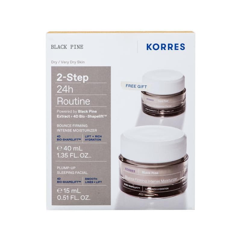 KORRES Μαύρη Πεύκη 4D Κρέμα Ημέρας Σύσφιγξη και Lifting 40ml + ΔΩΡΟ Μαύρη Πεύκη Σύσφιγξη και Lifting Κρέμα Νύχτας 15ml