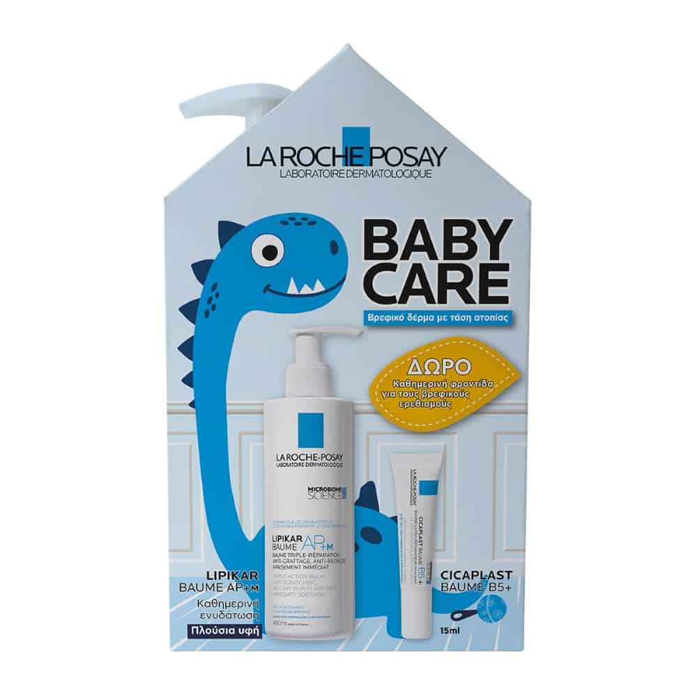 La Roche-Posay Baby Care Promo Lipikar Baume AP+M Ενυδατικό Βάλσαμο για το Βρεφικό Δέρμα με Τάση Ατοπίας 400ml & Δώρο Cicaplast Baume B5+ για την Καταπράυνση του Δέρματος 15ml