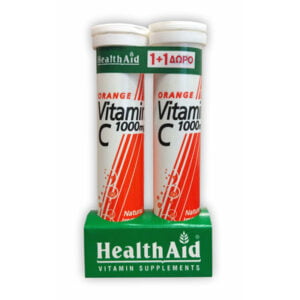 Health Aid Vitamin C 1000mg με Γεύση Πορτοκάλι 20 eff.tabs