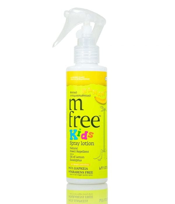 mfree Παιδικό Φυτικό Εντομοαπωθητικό Spray Μπανάνα