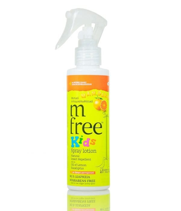 mfree Παιδικό Φυτικό Εντομοαπωθητικό Spray Μανταρίνι