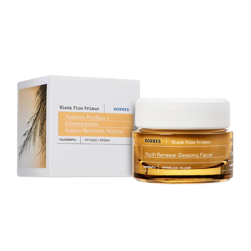 KORRES Black Pine Primus Λείανση Ρυτίδων + Ελαστικότητα Κρέμα Νεότητας Νύχτας 40ml - Εικόνα 2