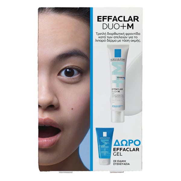 La Roche-Posay Promo Effaclar Duo+M Τριπλή Διορθωτική Κρέμα Κατά των Ατελειών, 40ml & Δώρο Effaclar Gel Τζελ Καθαρισμού Προσώπου, 50ml