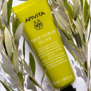 Apivita Scrub Προσώπου Ελιά για Βαθιά Απολέπιση