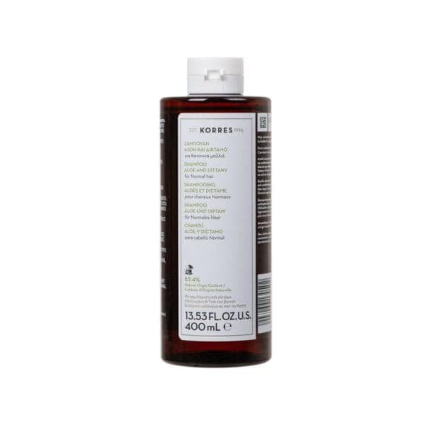 KORRES Αλόη + Δίκταμο Σαμπουάν Για Κανονικά Μαλλιά 400ml