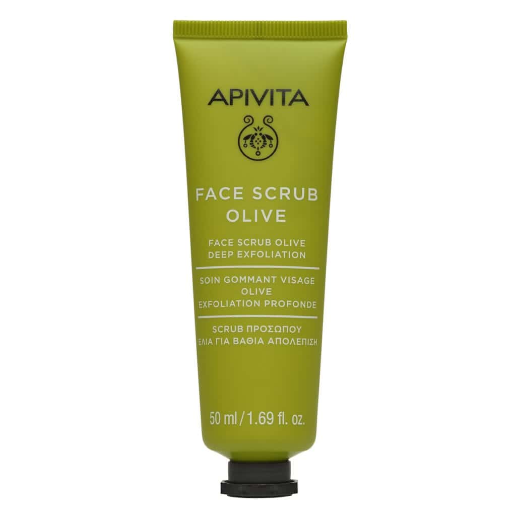 Apivita Scrub Προσώπου Ελιά για Βαθιά Απολέπιση