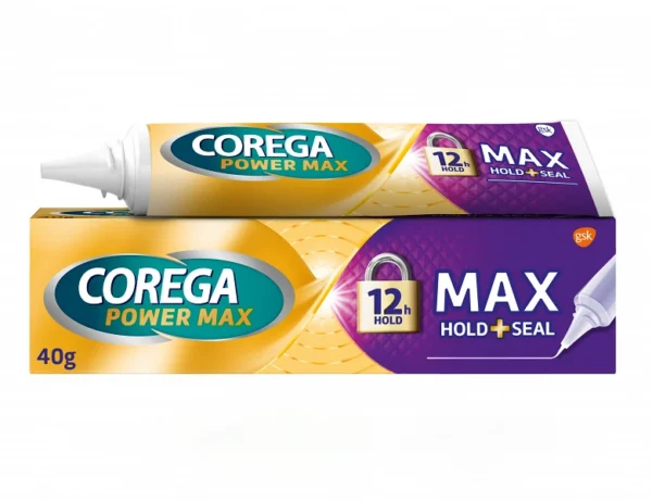 Corega Max Hold + Seal Στερεωτική Κρέμα Τεχνητής Οδοντοστοιχίας 40gr