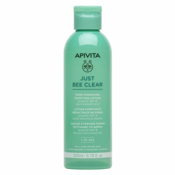 Apivita Just Bee Clear Λοσιόν Σύσφιξης Πόρων