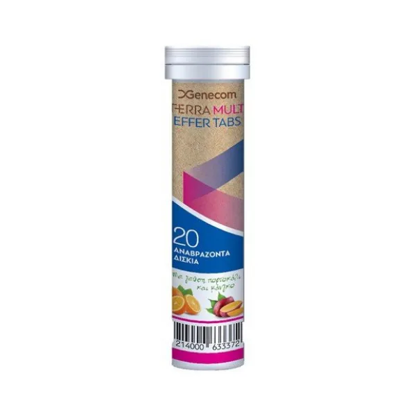 Genecom Terra Multi Effer Orange & Mango Flavour 20 eff tabs