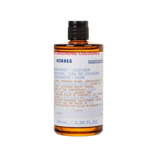 KORRES ​Athenian Grooming Περγαμόντο + Δέρμα Eau de Cologne 100ml