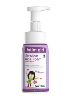 SENSITIVE KIDS INTIM GIRL FOAM Αφρός Καθαρισμού Ευαίσθητης Περιοχής