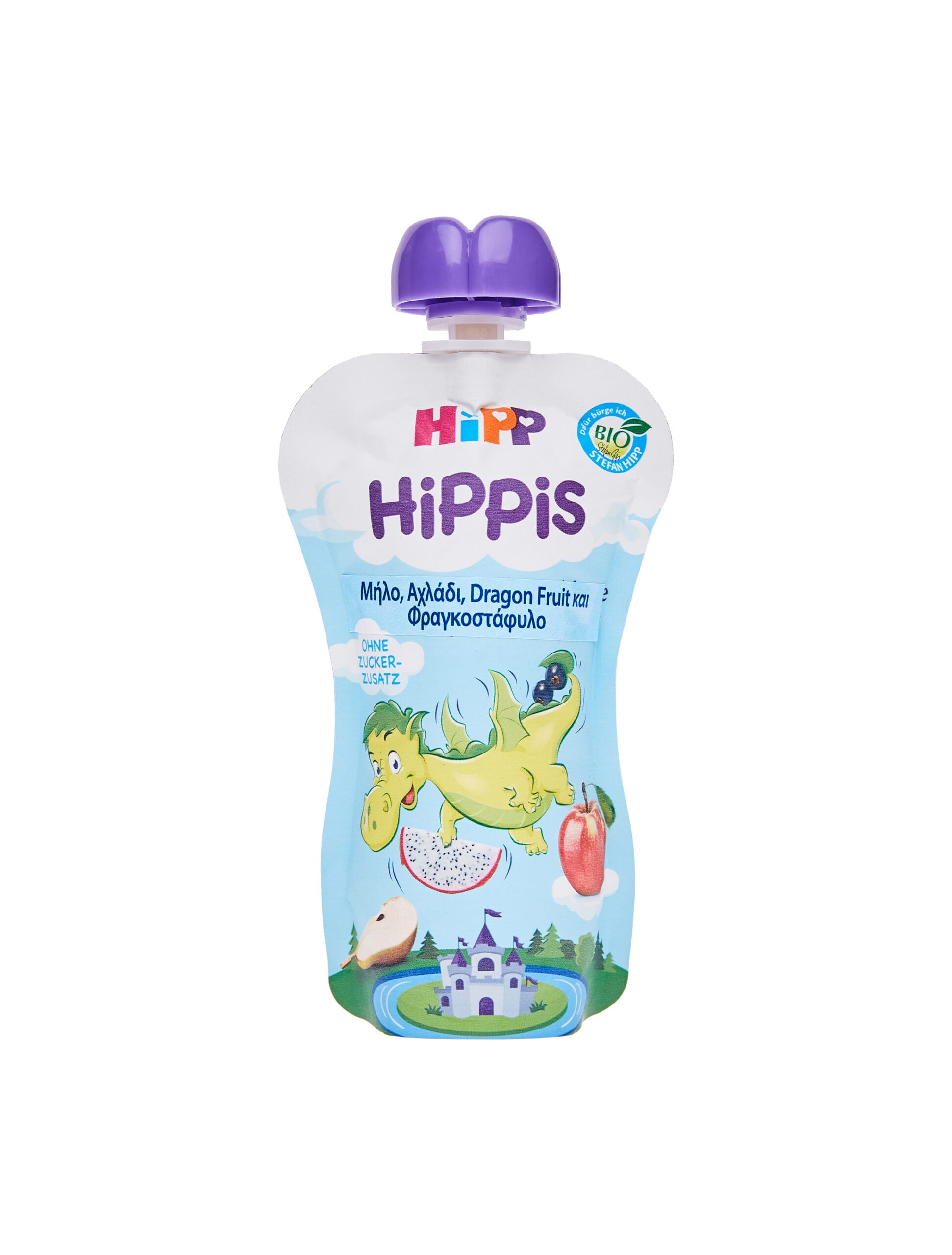 HIPPis ΔΡΑΚΟΣ ΜΕ ΜΗΛΟ-ΑΧΛΑΔΙ & DRAGON FRUIT ΑΠΟ 1 ΕΤΟΥΣ - 100gr