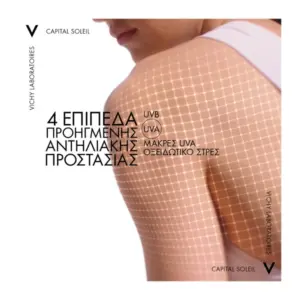 Vichy Capital Soleil Protective Water Hydrating SPF50 Αντηλιακό Νερό Υψηλής Προστασίας με Υαλουρονικό Οξύ 200ml - Εικόνα 4