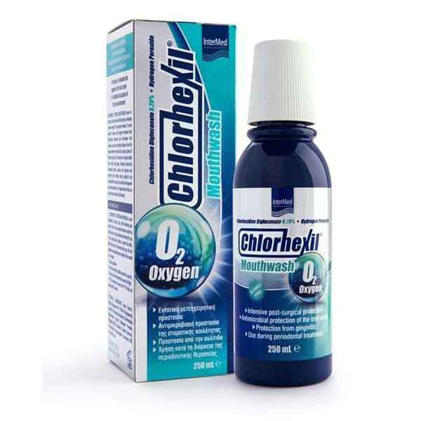 Intermed Chlorhexil O2 Oxygen Mouthwash 250ml