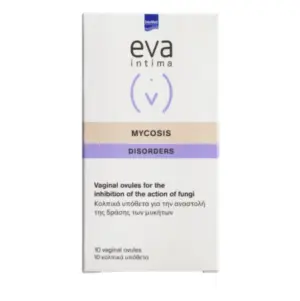 Intermed Eva Intima Mycosis Κολπικό Υπόθετο Χωρίς Parabens 10τμχ