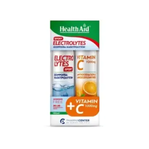 Health Aid Promo Electrolytes Sport 20 Αναβράζοντα Δισκία & Vitamin C 1000mg 20 Αναβράζοντα Δισκία