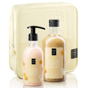 Lavish Care Sugar Toffee Crush Body Care Bag Gift Set Περιποίησης Σώματος με Sugar Toffee Crush Shower Gel Αφρόλουτρο 500ml-Body Lotion Κρέμα Σώματος 300ml & Δώρο Νεσεσέρ