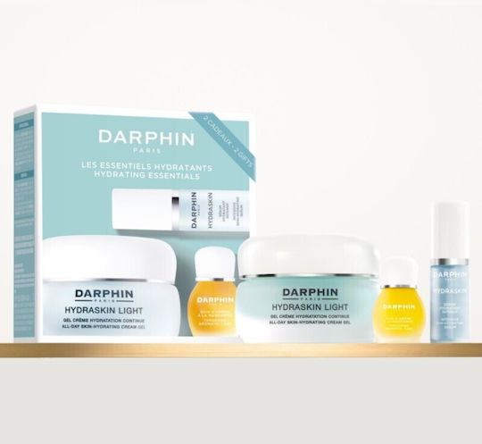 Darphin Promo Hydrating Essentials Hydraskin Intensive Skin-hydrating Serum Ενυδατικός Ορός 5ml & Hydraskin Light All-day Skin-hydrating Cream Gel 50ml & Essential Oil Elixir Tangerine Aromatic Care 4ml