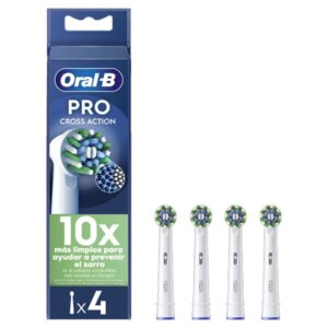 Oral-B Pro CrossAction Ανταλλακτικές Κεφαλές Ηλεκτρικής Οδοντόβουρτσας 4τεμ