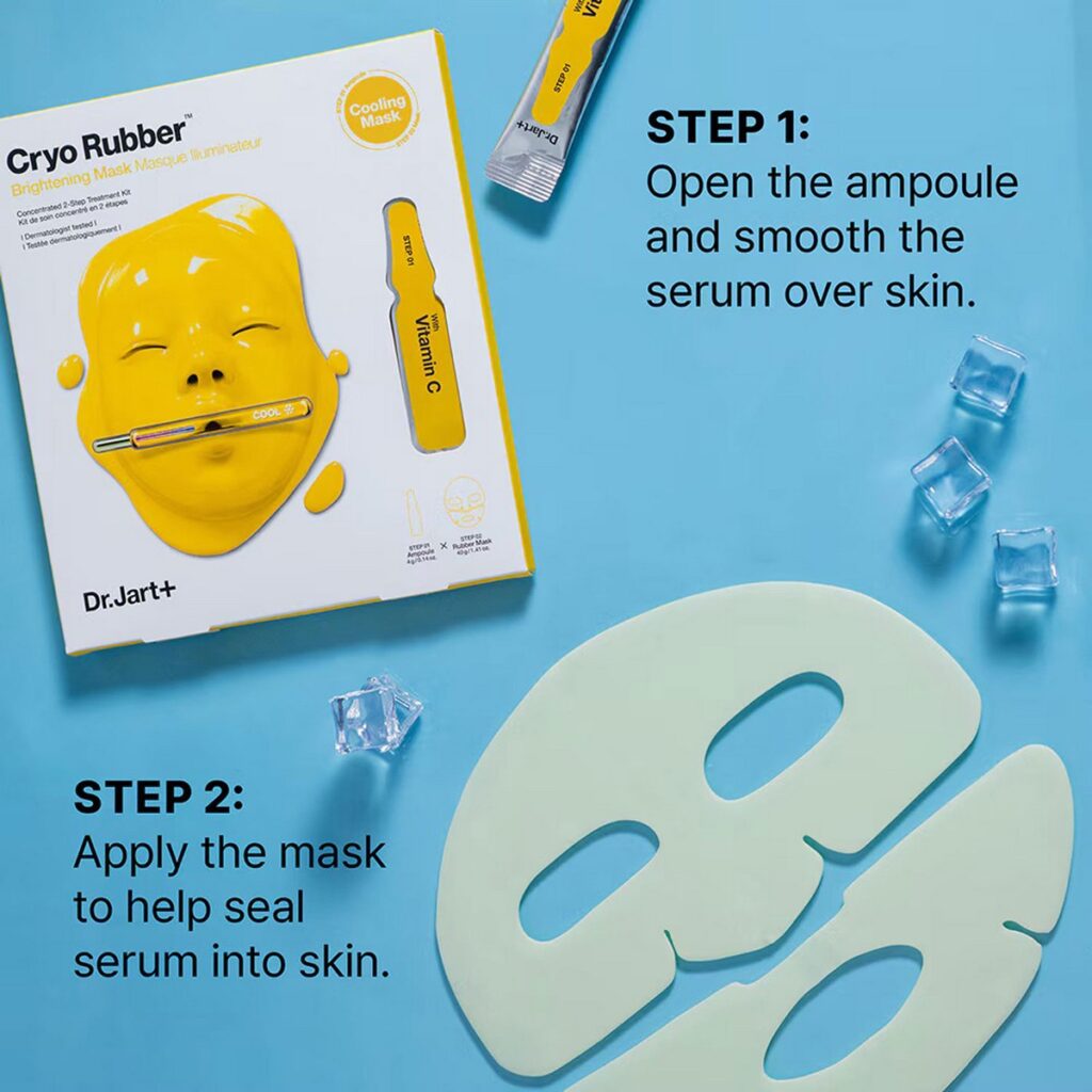 Dr.Jart+ Cryo Rubber Brightening Mask Μάσκα Προσώπου με Βιταμίνη C