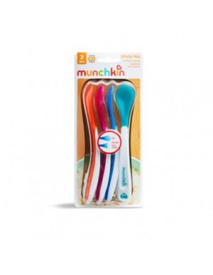 Munchkin White Hot Safety Spoons Κουτάλια με Ένδειξη Θερμότητας 3m+ 4τεμ