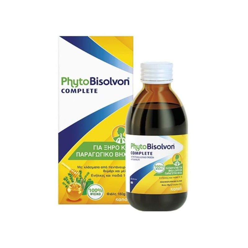 PhytoBisolvon Complete Για Ξηρό & Παραγωγικό Βήχα 180g