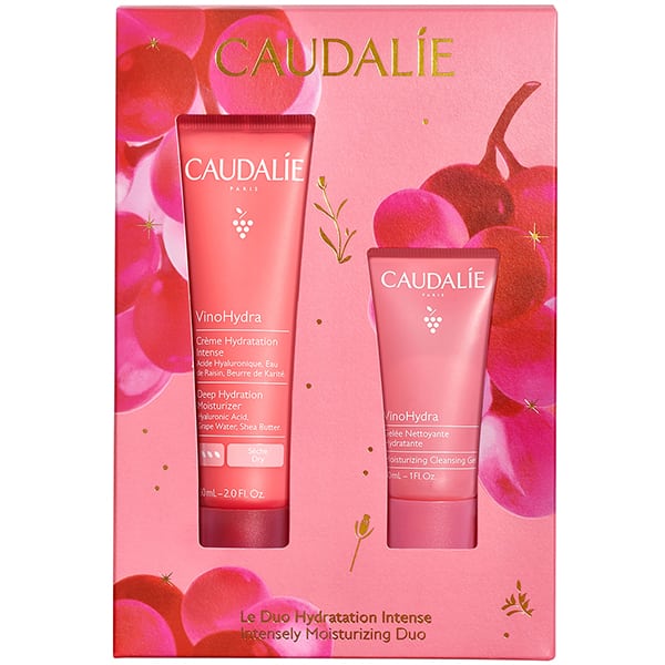 Caudalie VinoHydra Xmas Promo Intensely Moisturizing Duo Deep Hydration Κρέμα Προσώπου-60ml & Δώρο Moisturizing Καθαριστικό Τζελ-30ml