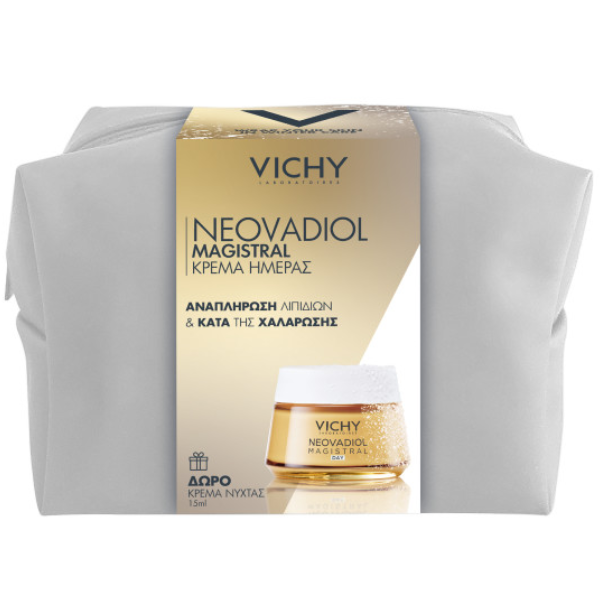 Vichy Promo Neovadiol Magistral Κρέμα Ημέρας 50ml & Δώρο Neovadiol Magistral Night Cream Κρέμα Νύχτας 15ml & Νεσεσέρ