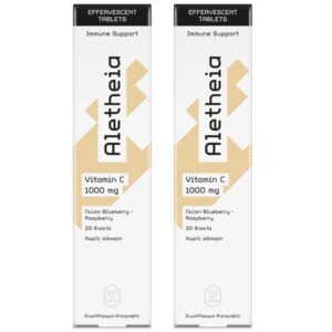 Aletheia (1+1 Δώρο) Vitamin C 1000mg 2x20eff.tabs