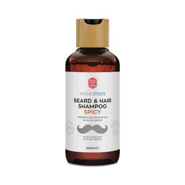 WISE MEN BEARD & HAIR SHAMPOO SPICY 200ml