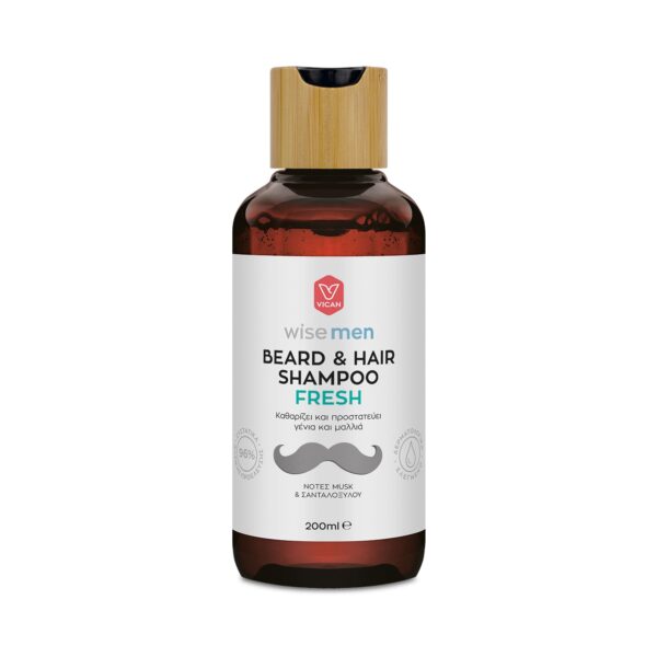 WISE MEN BEARD & HAIR SHAMPOO FRESH 200ml